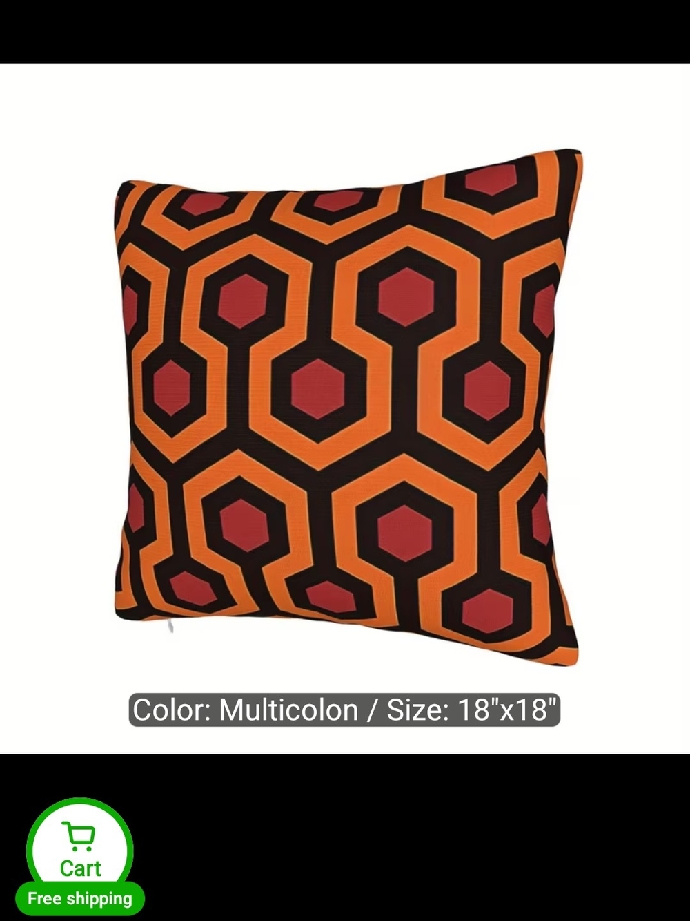 Geometric Hexagon Accent Pillow Case  - The Shining